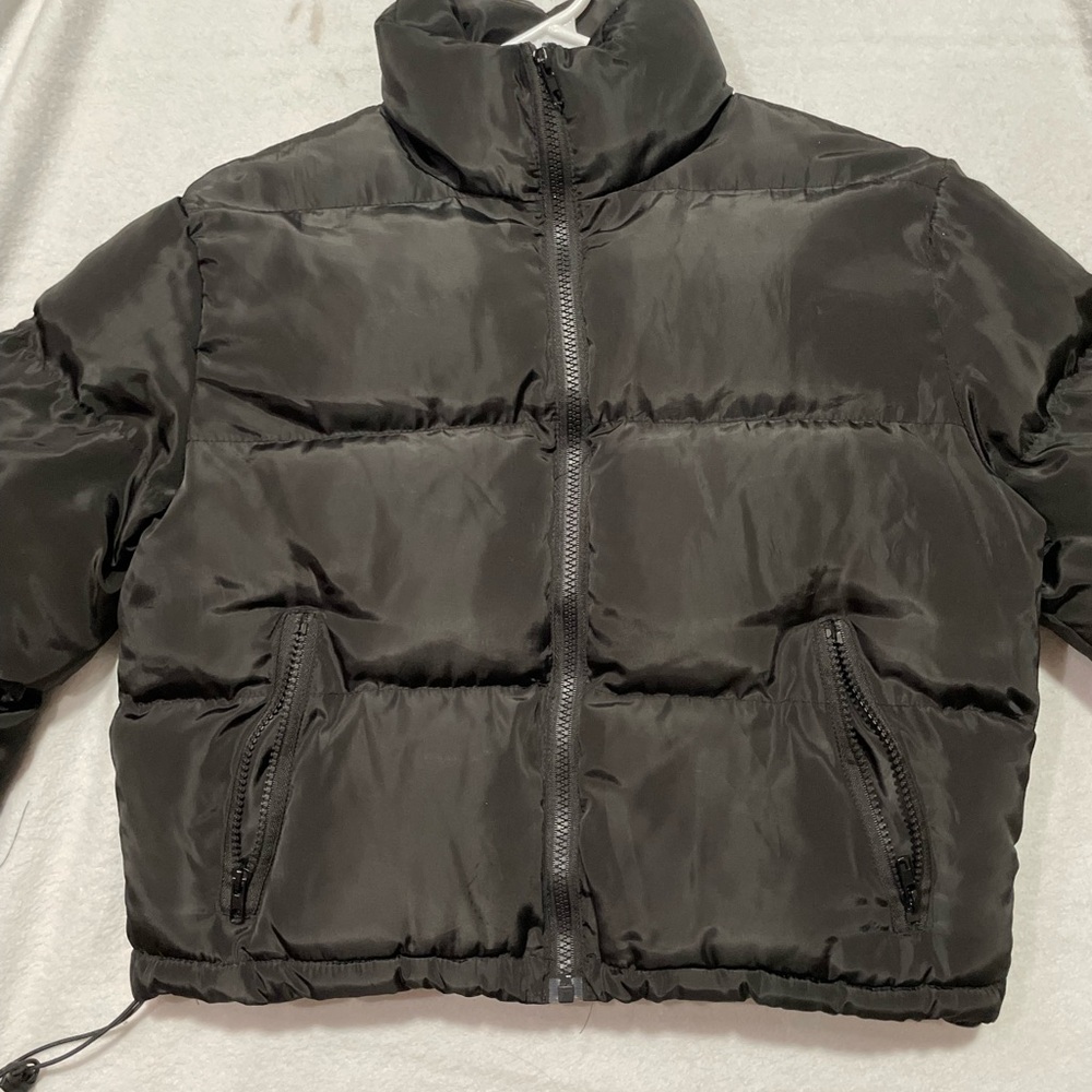 SHEIN Black Puffer Jacket